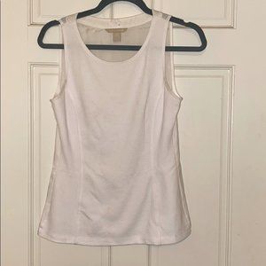 Banana Republic Tank Top White XS Polyester Rayon